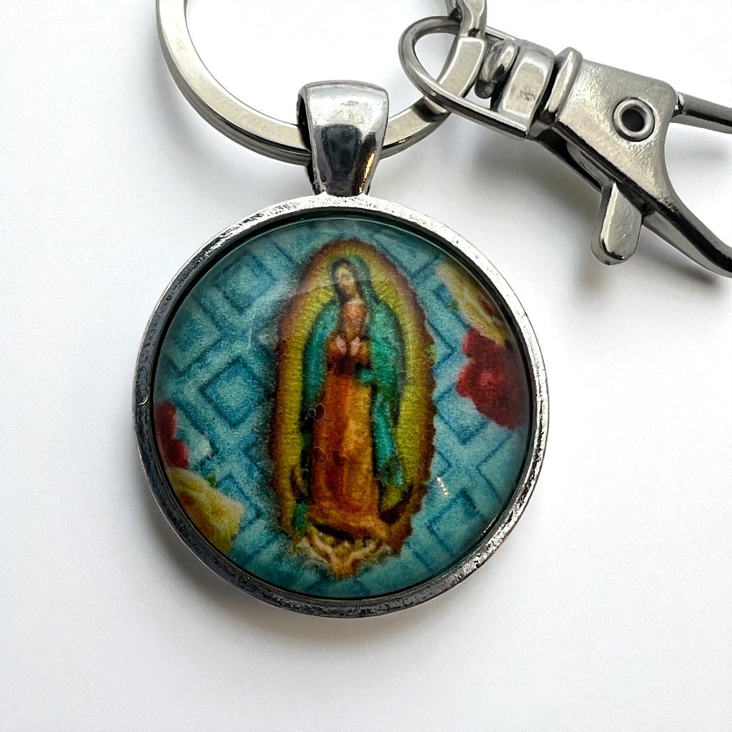 Virgin of Guadalupe Keychain – Catholic Religious Key Ring
