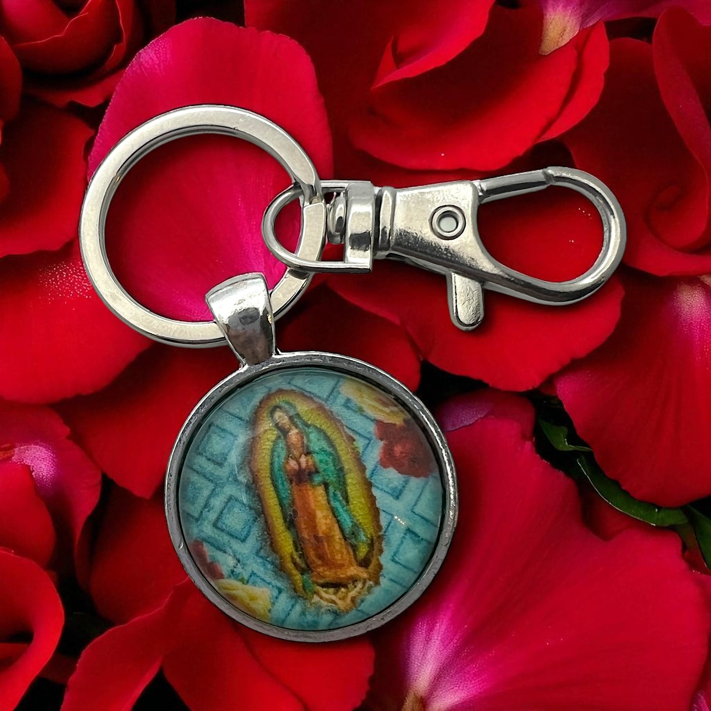 Virgin of Guadalupe Keychain – Catholic Religious Key Ring
