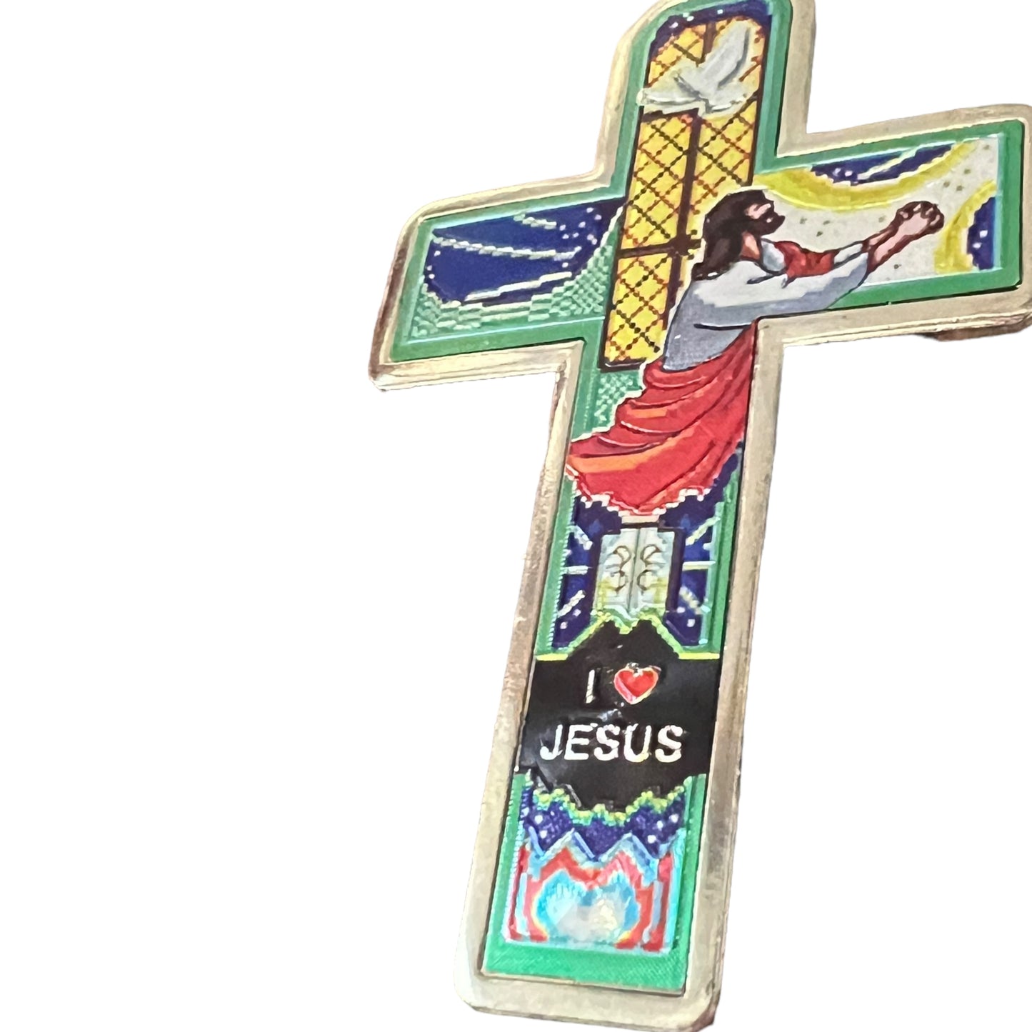Religious Jesus Metal Keychain