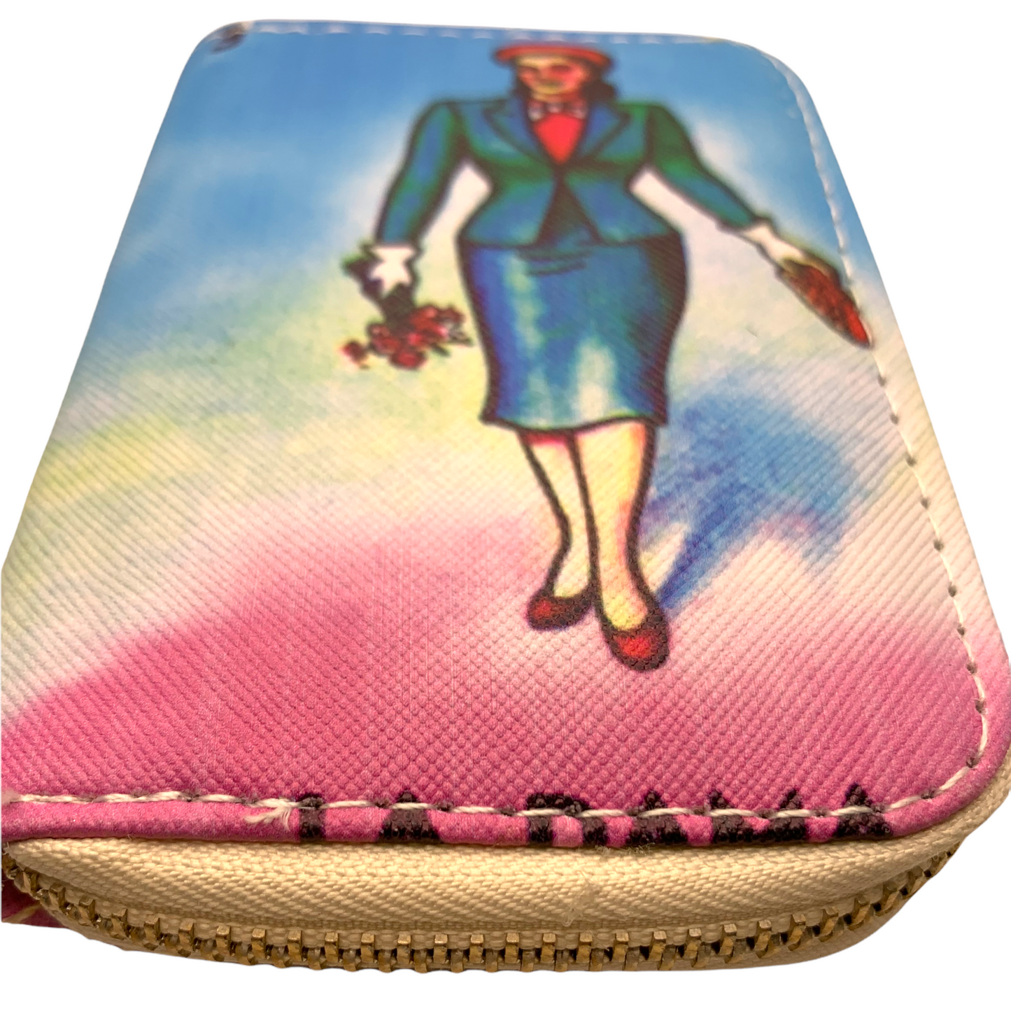Mexican Loteria “La Dama” Mini Wallet