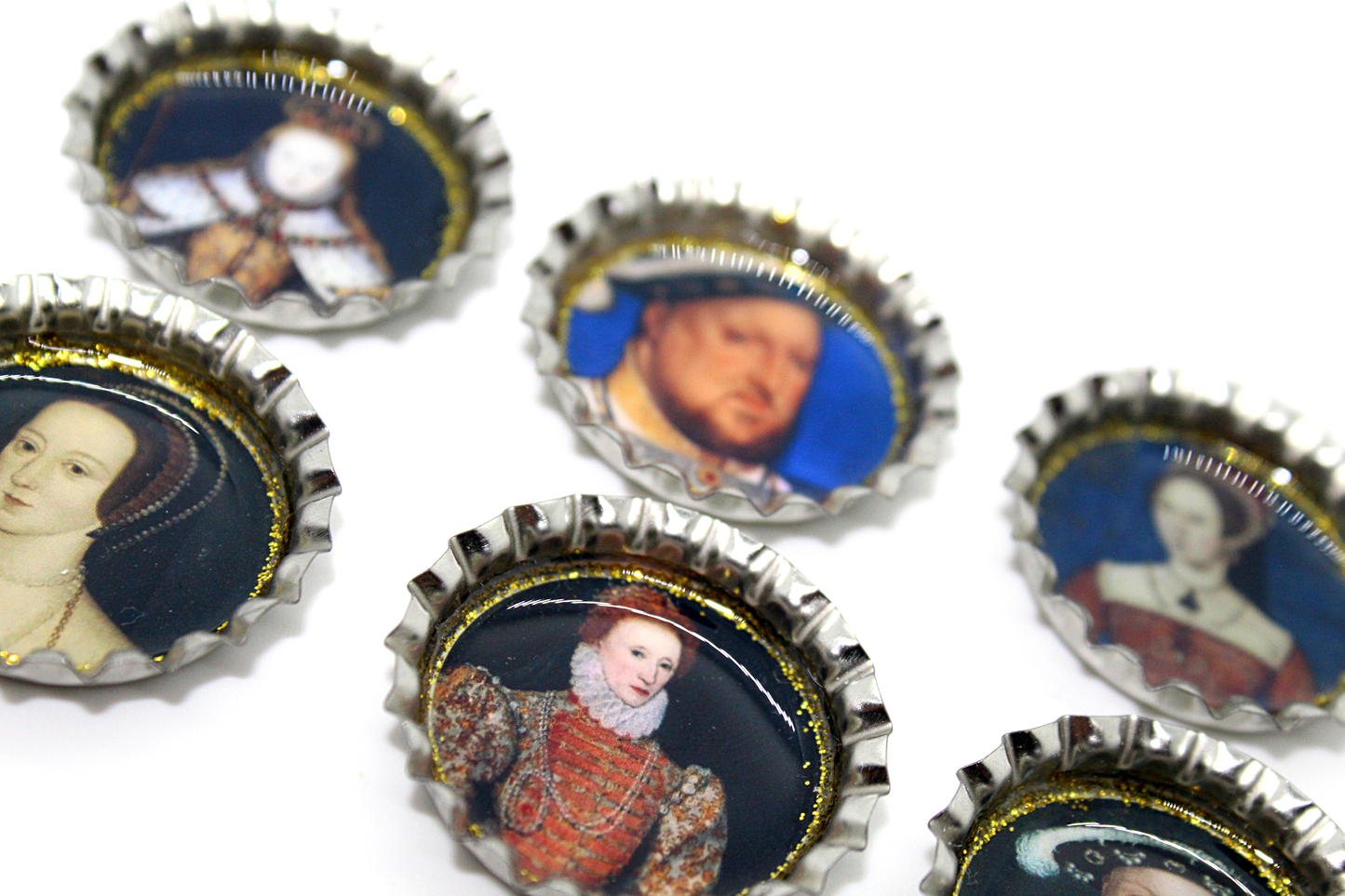 Tudor Portraits Magnet Set