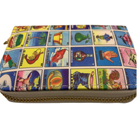Mexican Loteria Collage Mini Wallet