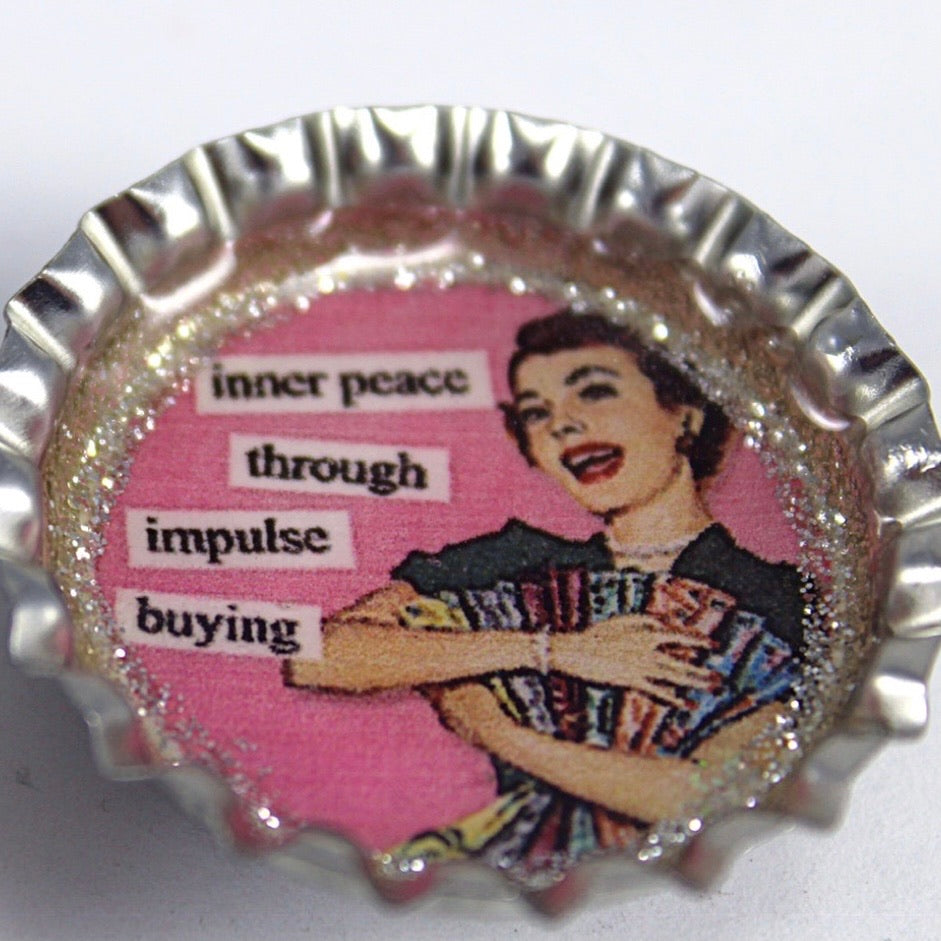 Retro Women Quotes Magnet Set