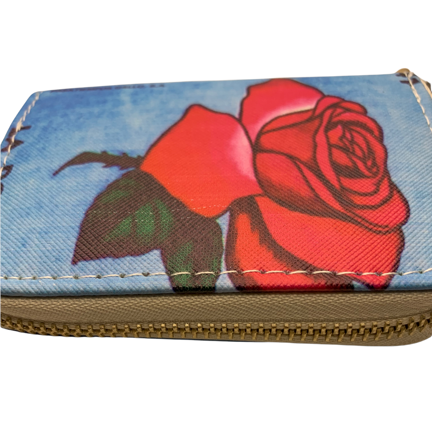 Mexican Loteria “La Rosa” Mini Wallet