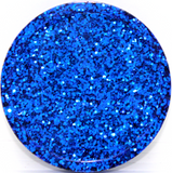 Small Royal Blue Glitter Round Coaster