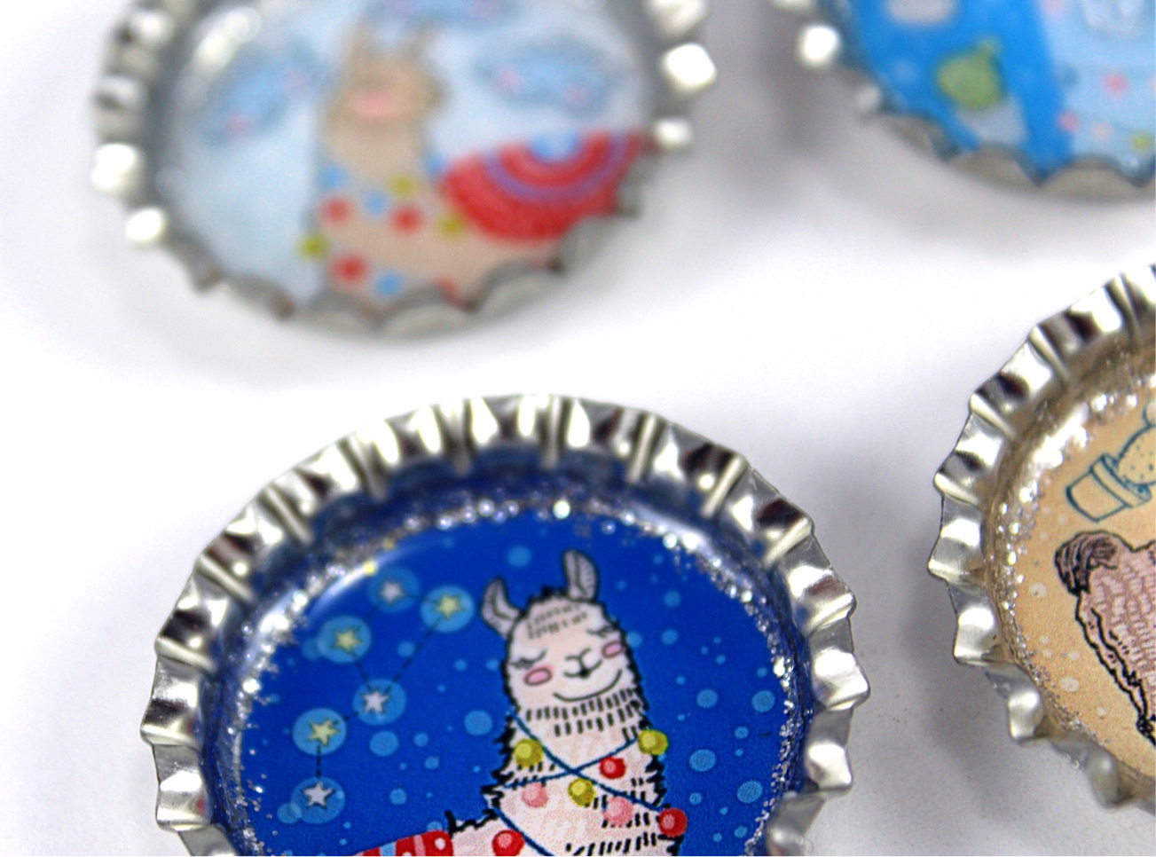 Llama Magnet Set