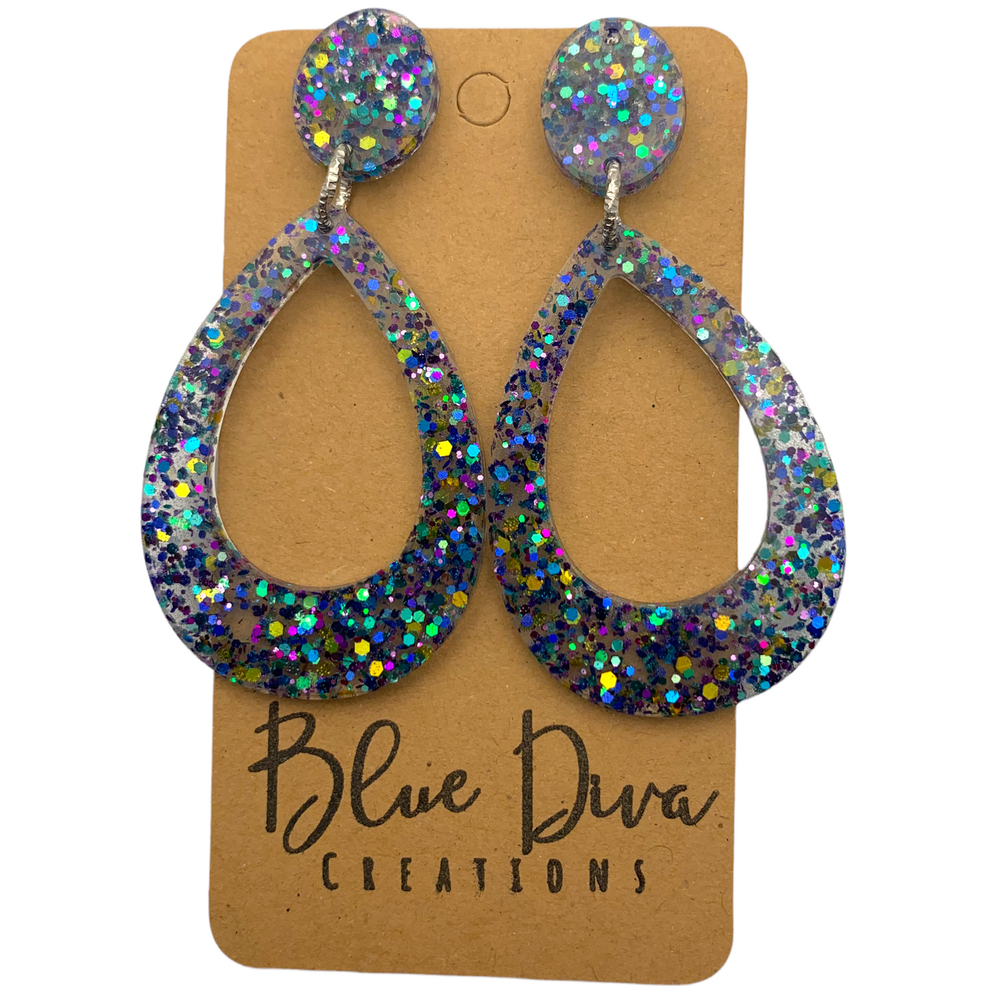 Multicolor Resin Earrings