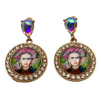 Crystal “Frida” Rhinestone Earrings