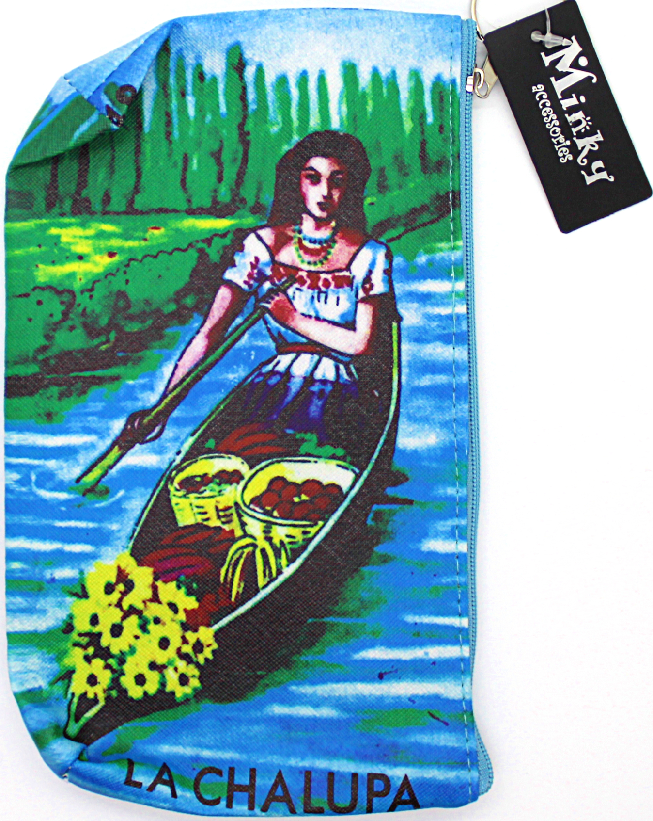 Mexican Loteria “La Chalupa” Zipper Pouch