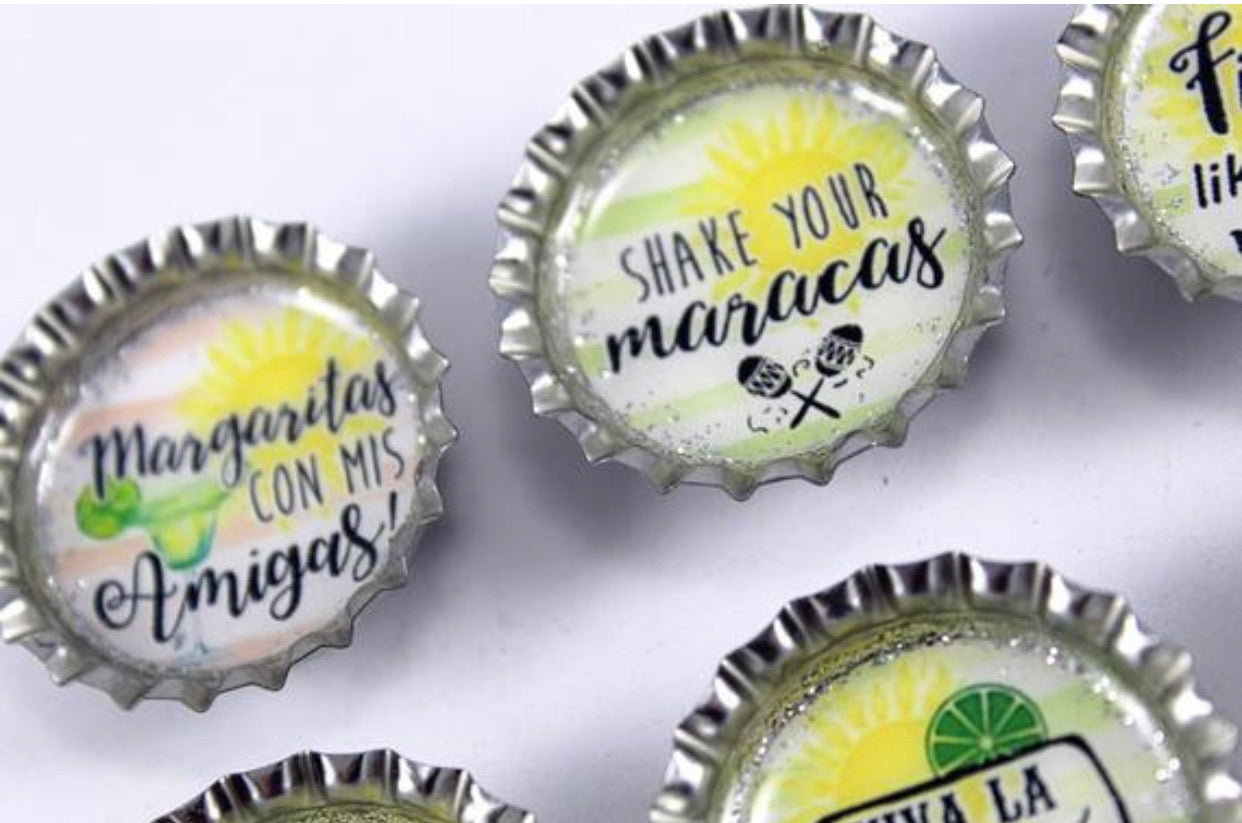 tequila margarita magnet set