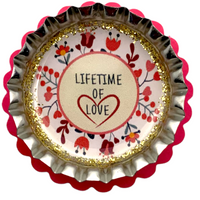 “Love of a Lifetime”Magnet Wedding Favors