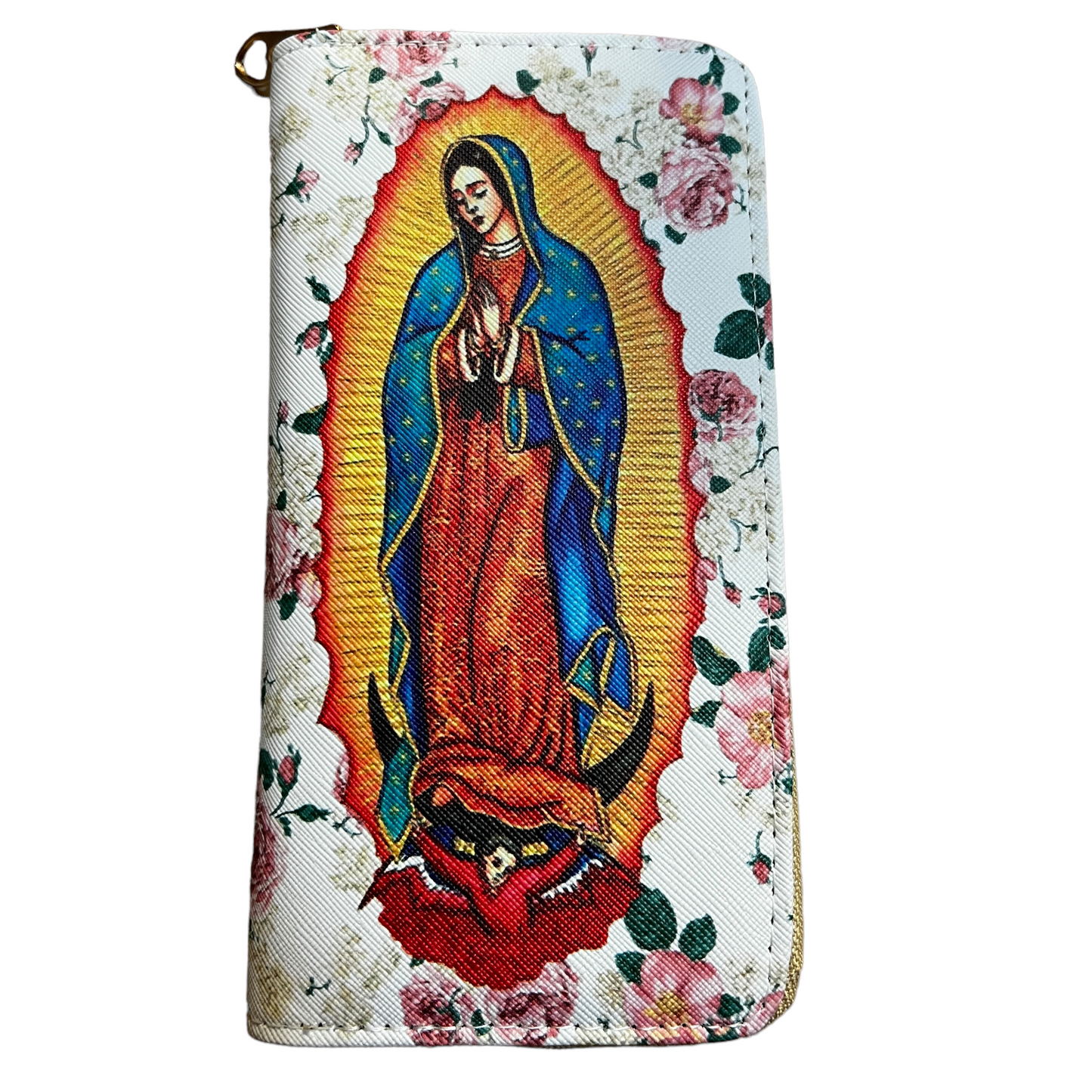 Virgen de Guadalupe Zip Around Wallet