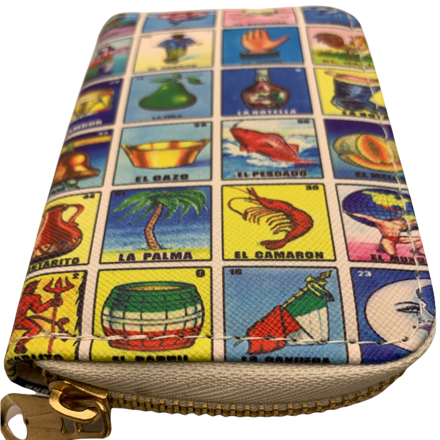 Mexican Loteria Collage Mini Wallet