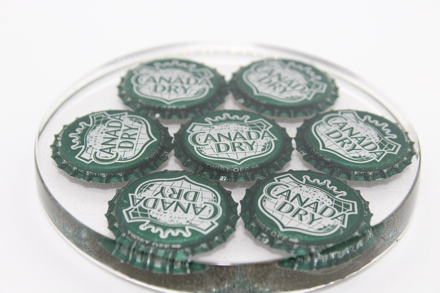 canada dry bottle cap coaster
