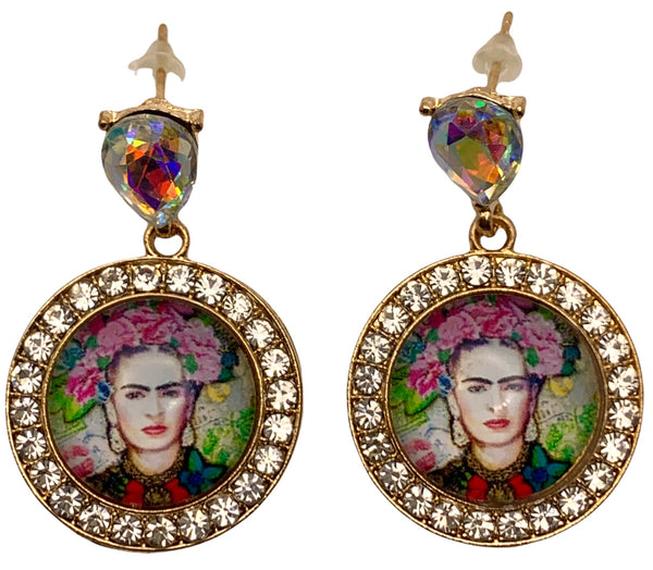 Crystal “Frida” Rhinestone Earrings