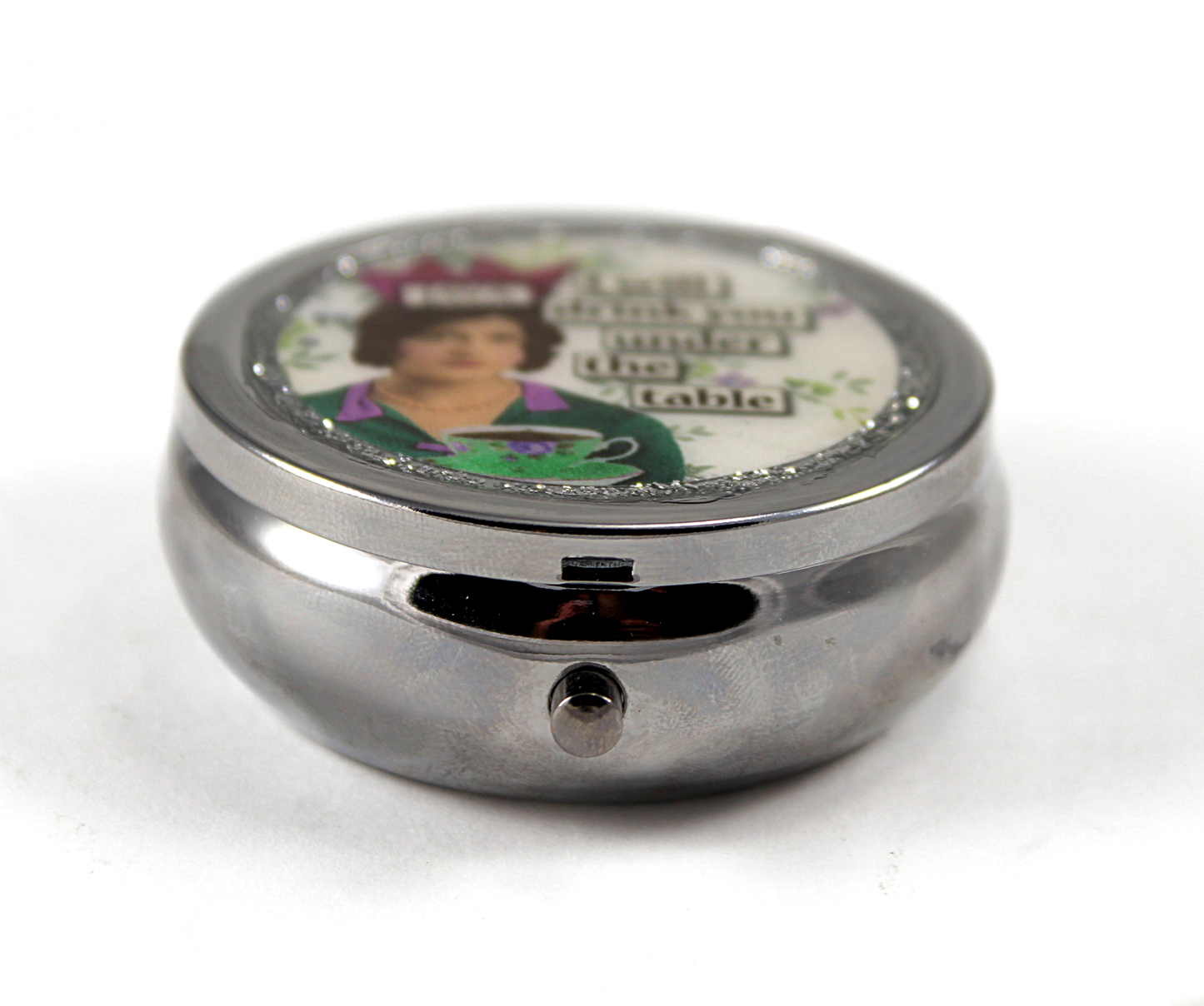Coffee “I Will Drink you Under the Table” Pill Box