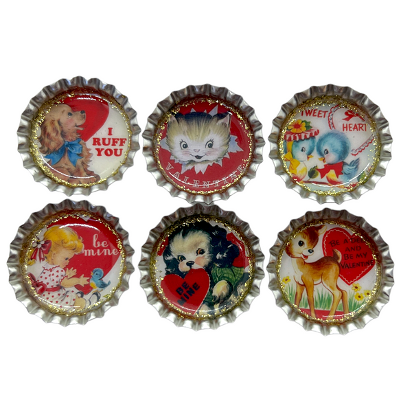 “Vintage Valentines” Magnet Set