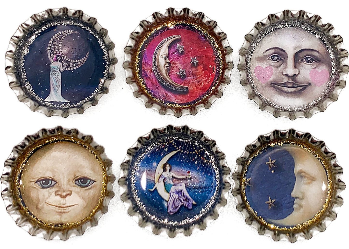 “Mystical Moon” Magnet Set