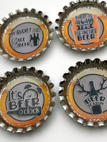 Funny Beer Quote Magnet Set