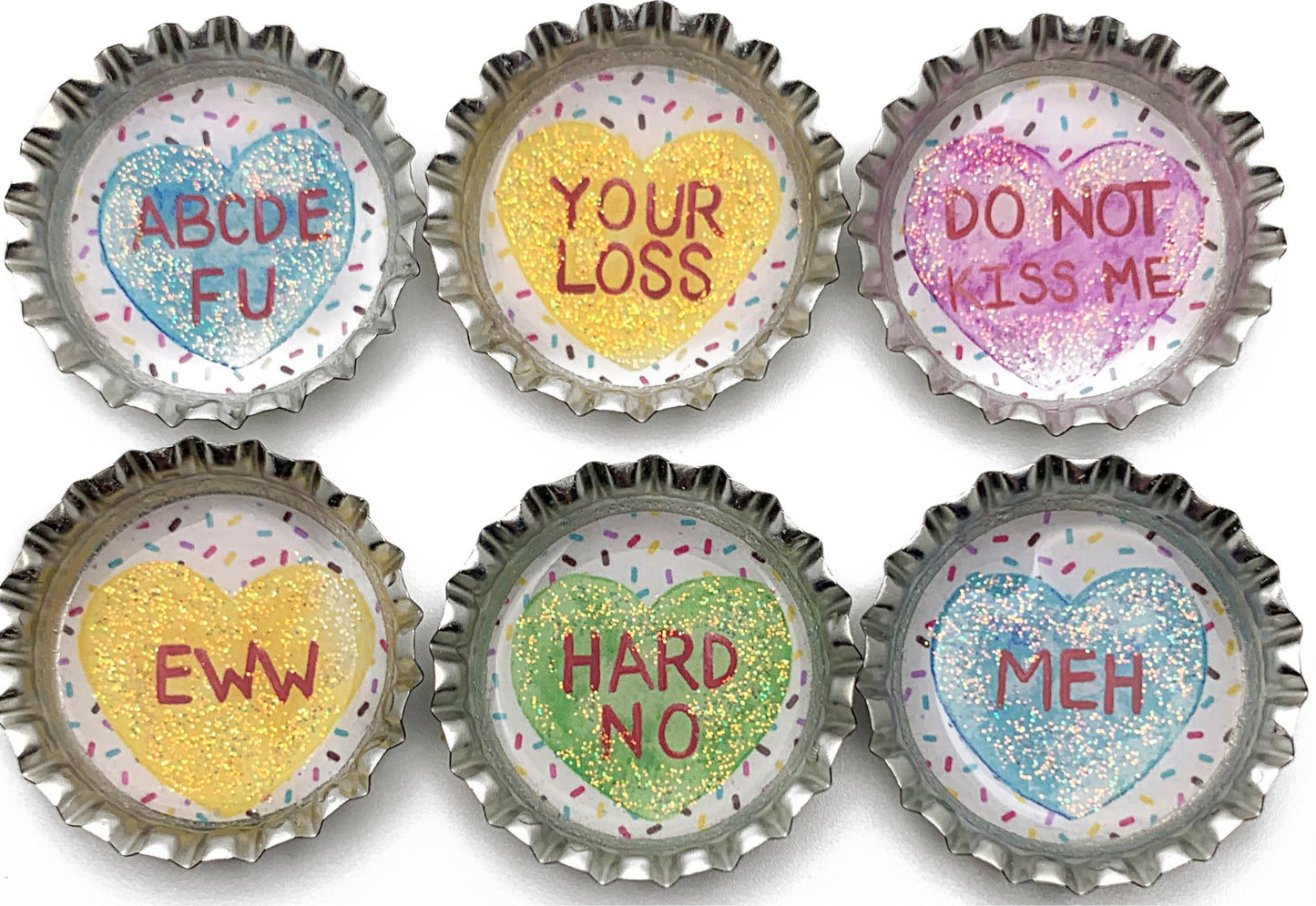 “Anti Valentine”Magnet Set