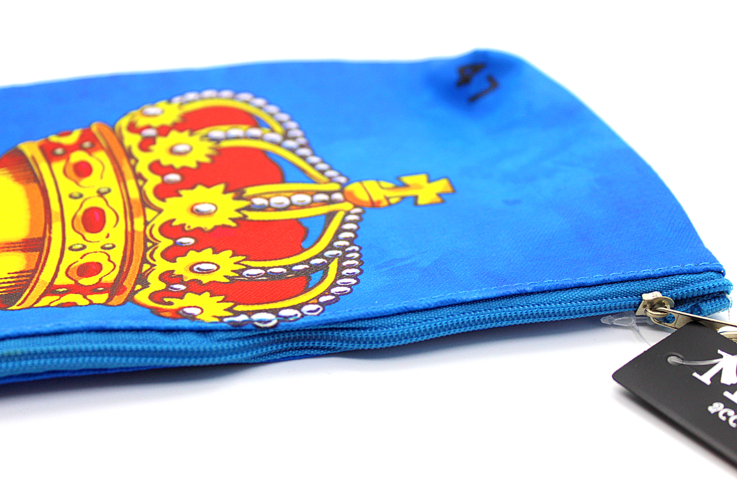 mexican loteria la corona zipper pouch