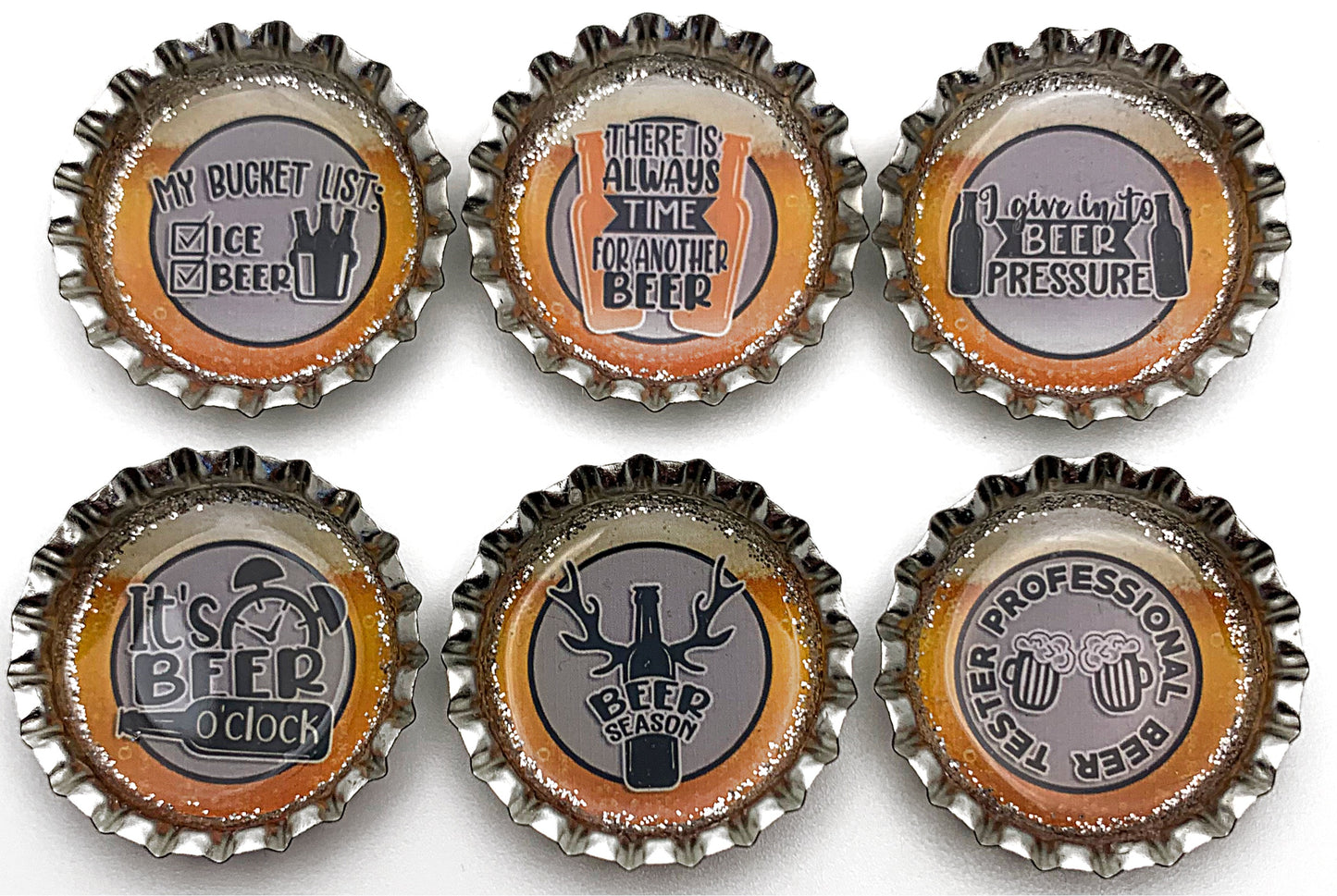 Funny Beer Quote Magnet Set