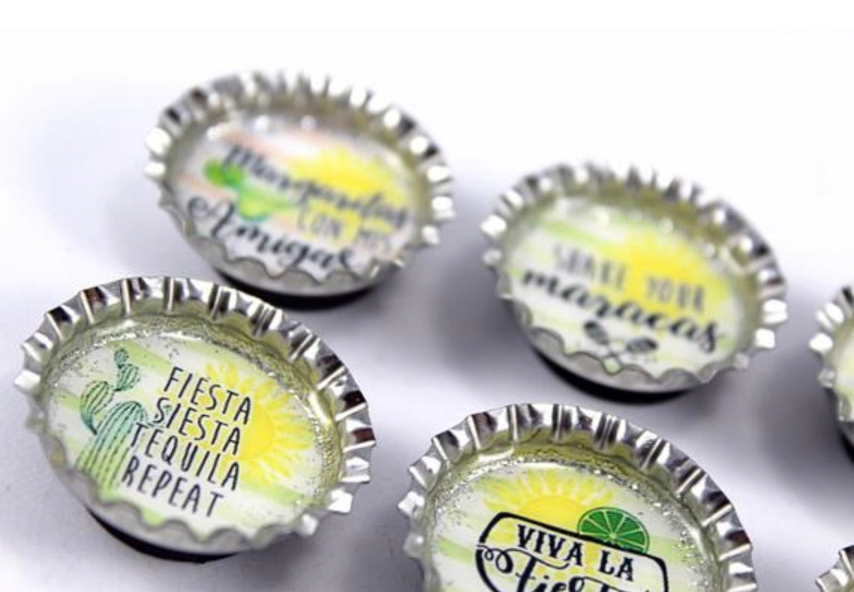 tequila margarita magnet set