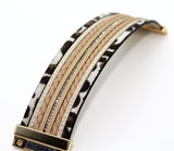 Animal Print Leather Magnetic Bracelet
