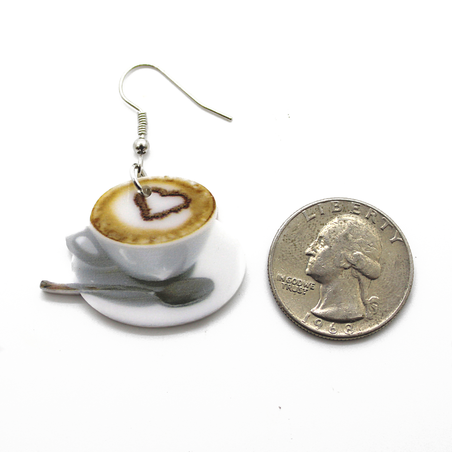 Coffee Acrylic Earrings