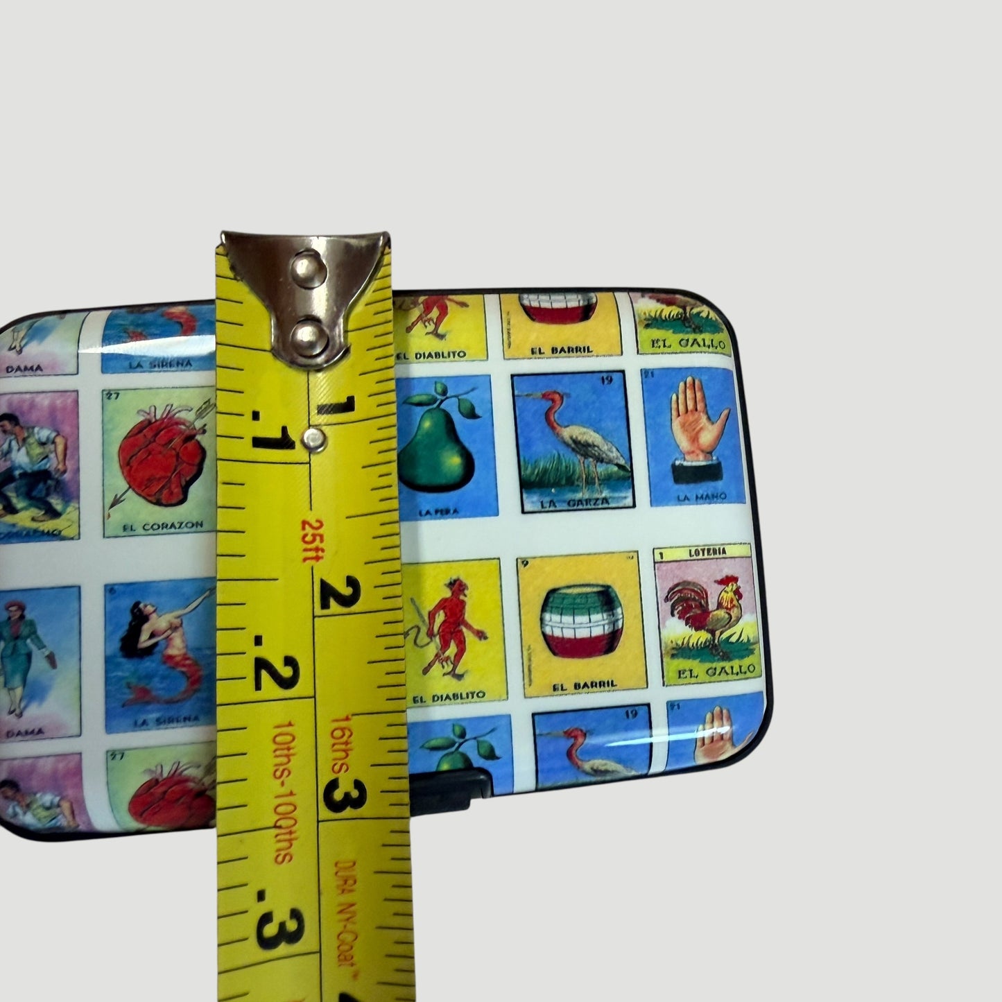 Mexican Bingo Card Holder Wallet Accordion Credit Card Case Organizer