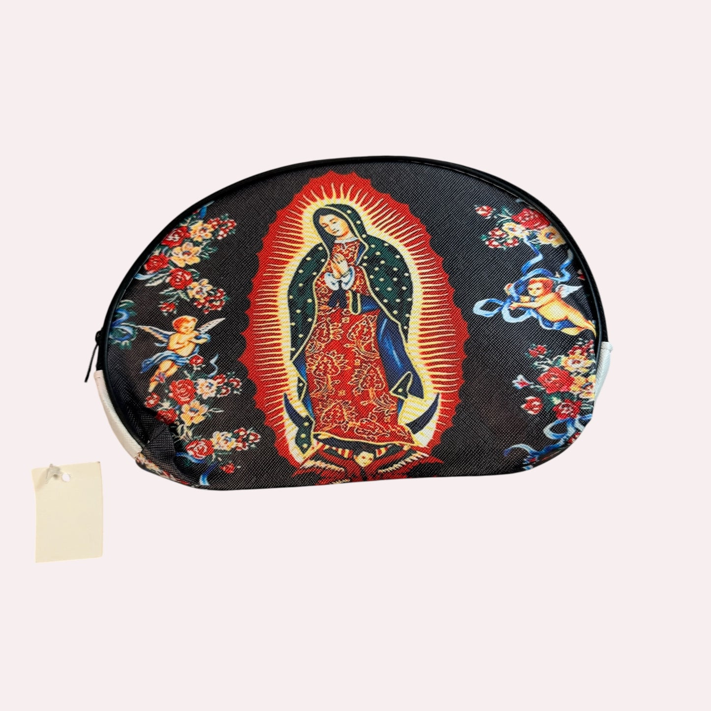 Virgin Mary Guadalupe Cosmetic Bag Religious Makeup Pouch Travel Organizer