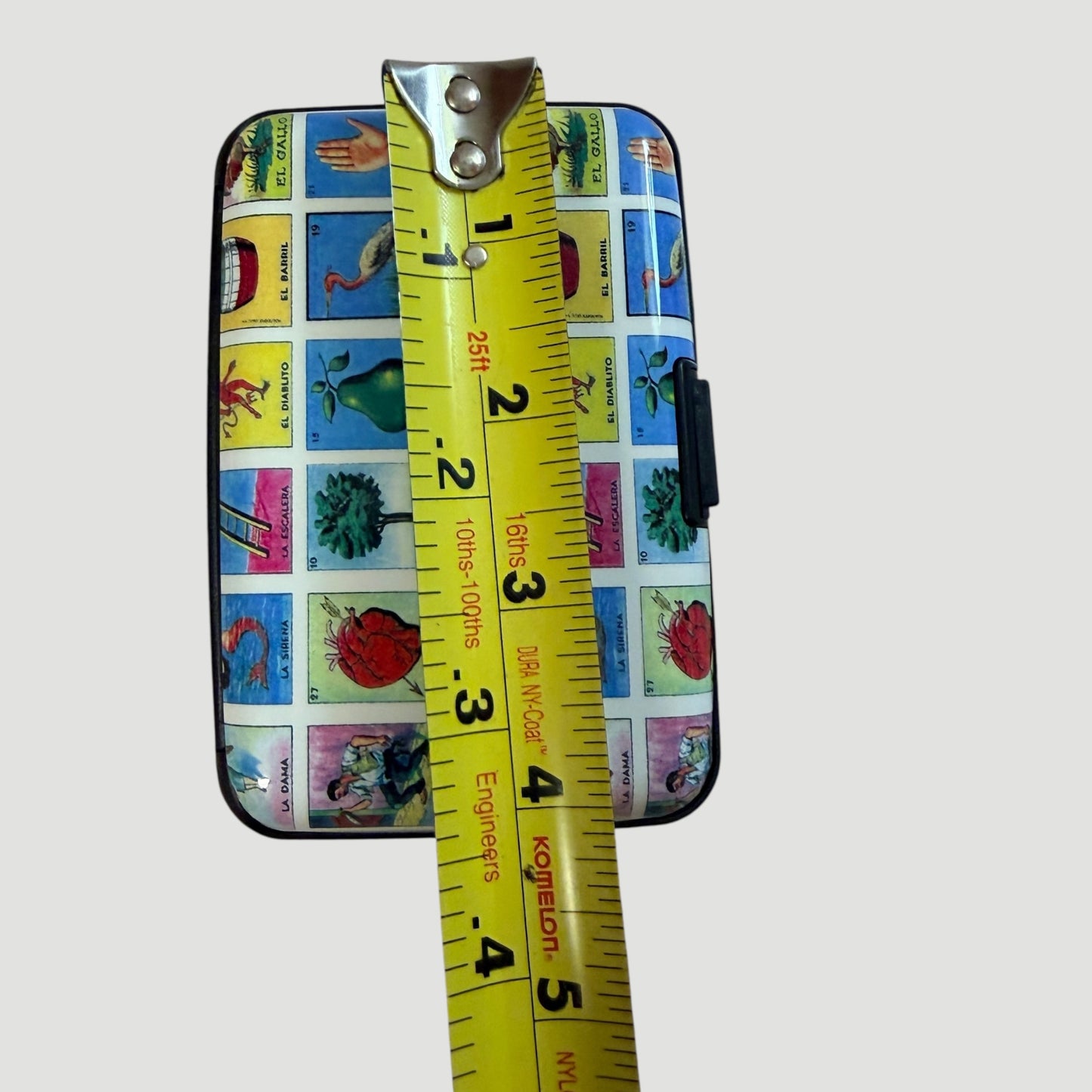 Mexican Bingo Card Holder Wallet Accordion Credit Card Case Organizer