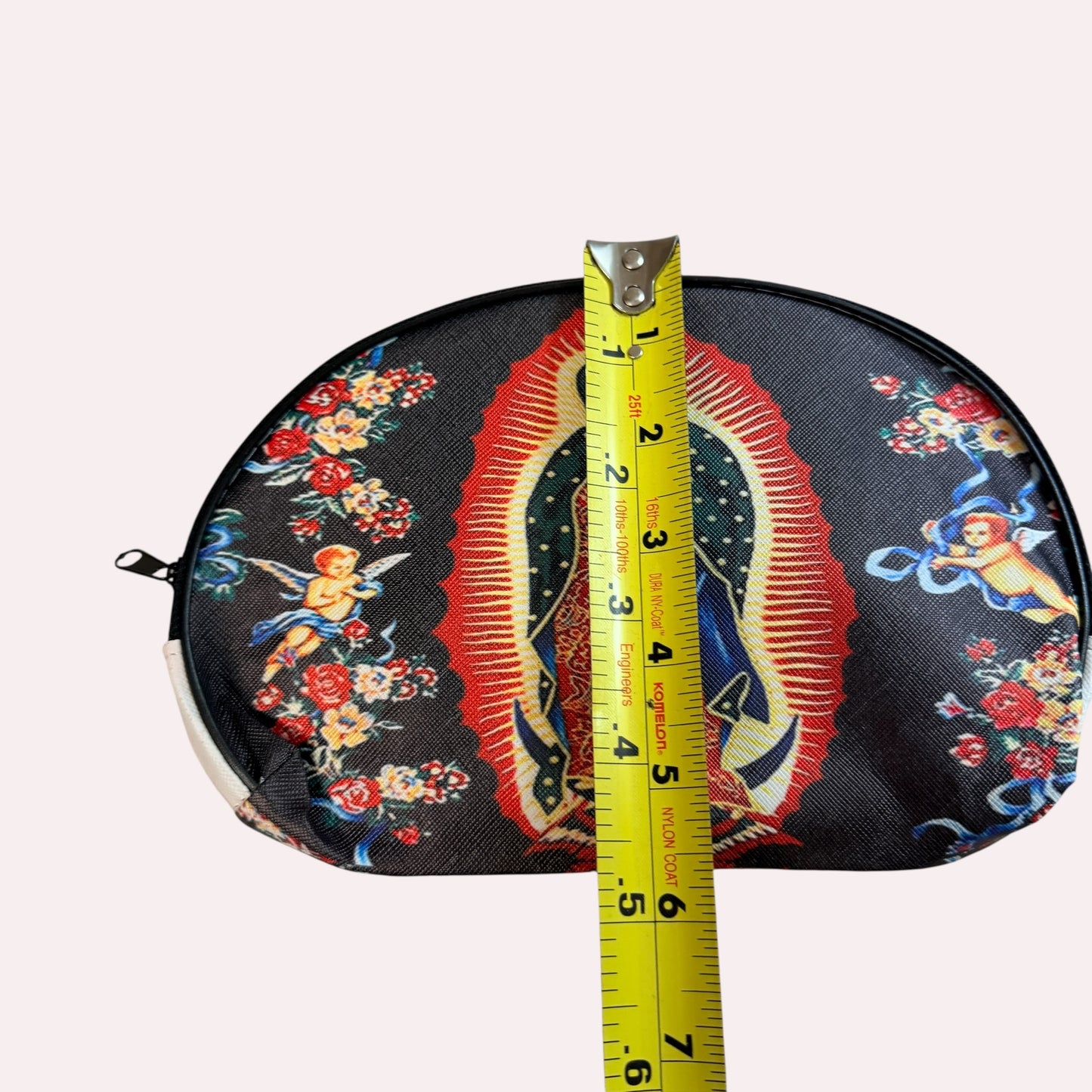 Virgin Mary Guadalupe Cosmetic Bag Religious Makeup Pouch Travel Organizer