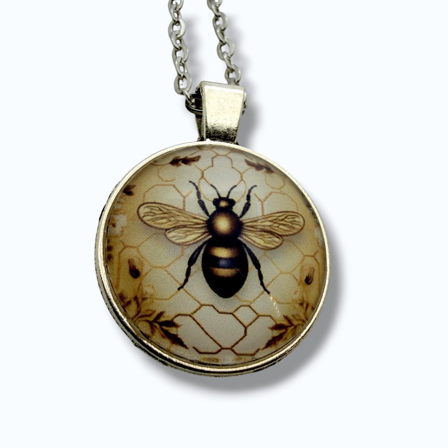Honey Bee Pendant Necklace