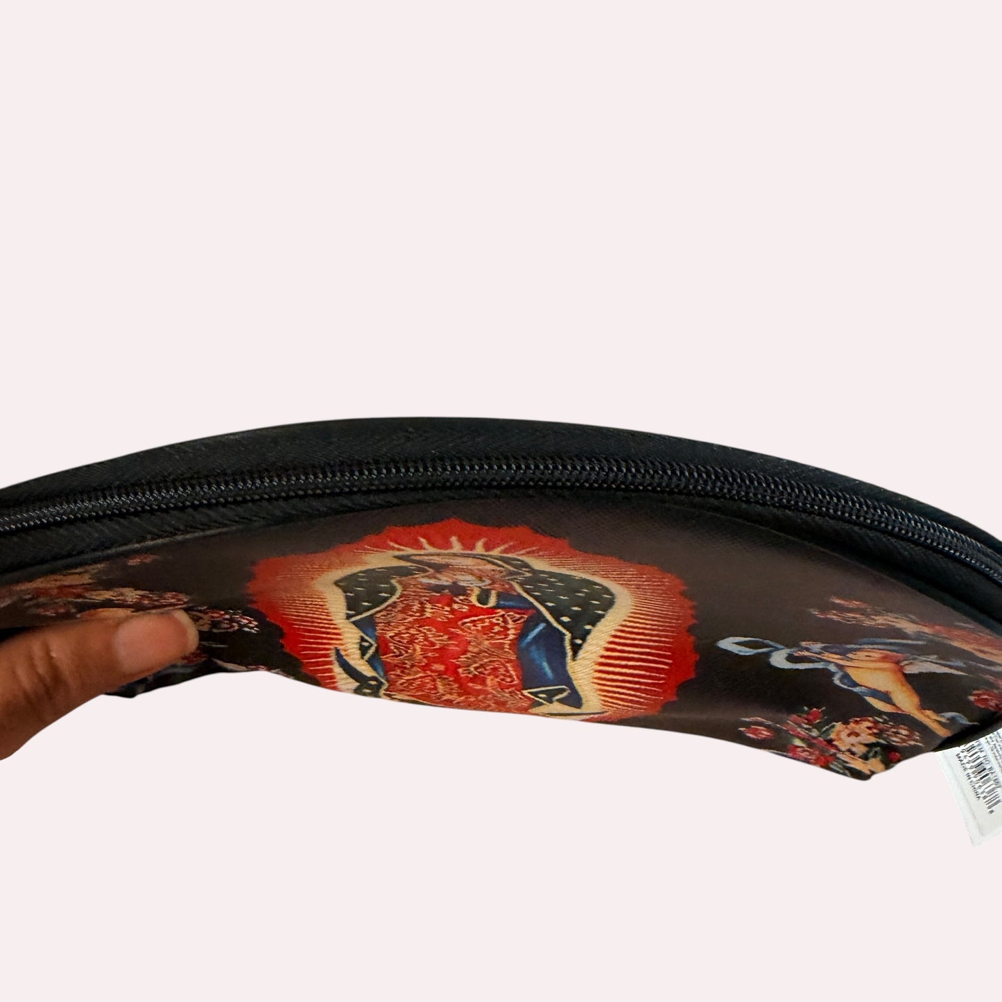 Virgin Mary Guadalupe Cosmetic Bag Religious Makeup Pouch Travel Organizer