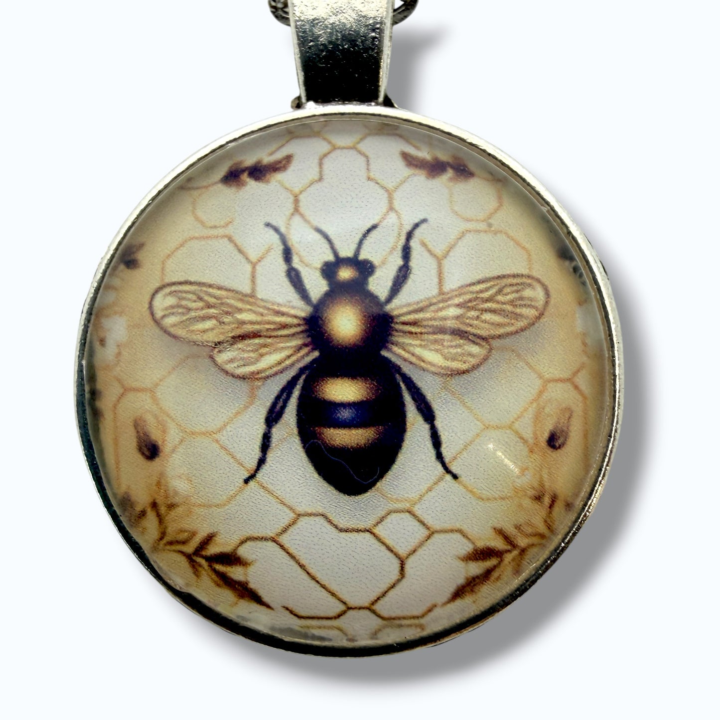 Honey Bee Pendant Necklace