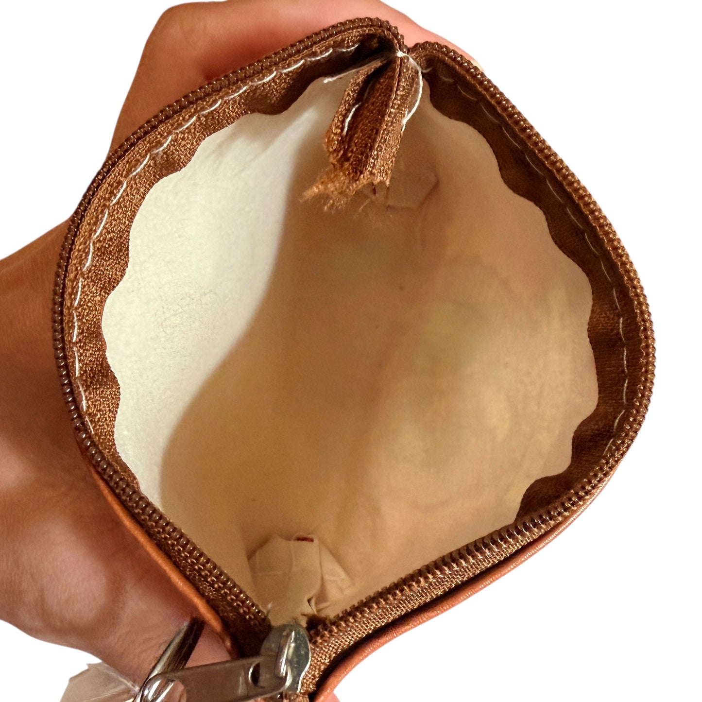 Virgen de Guadalupe Coin Pouch Zip Wallet with Keyring – Red Rose Design