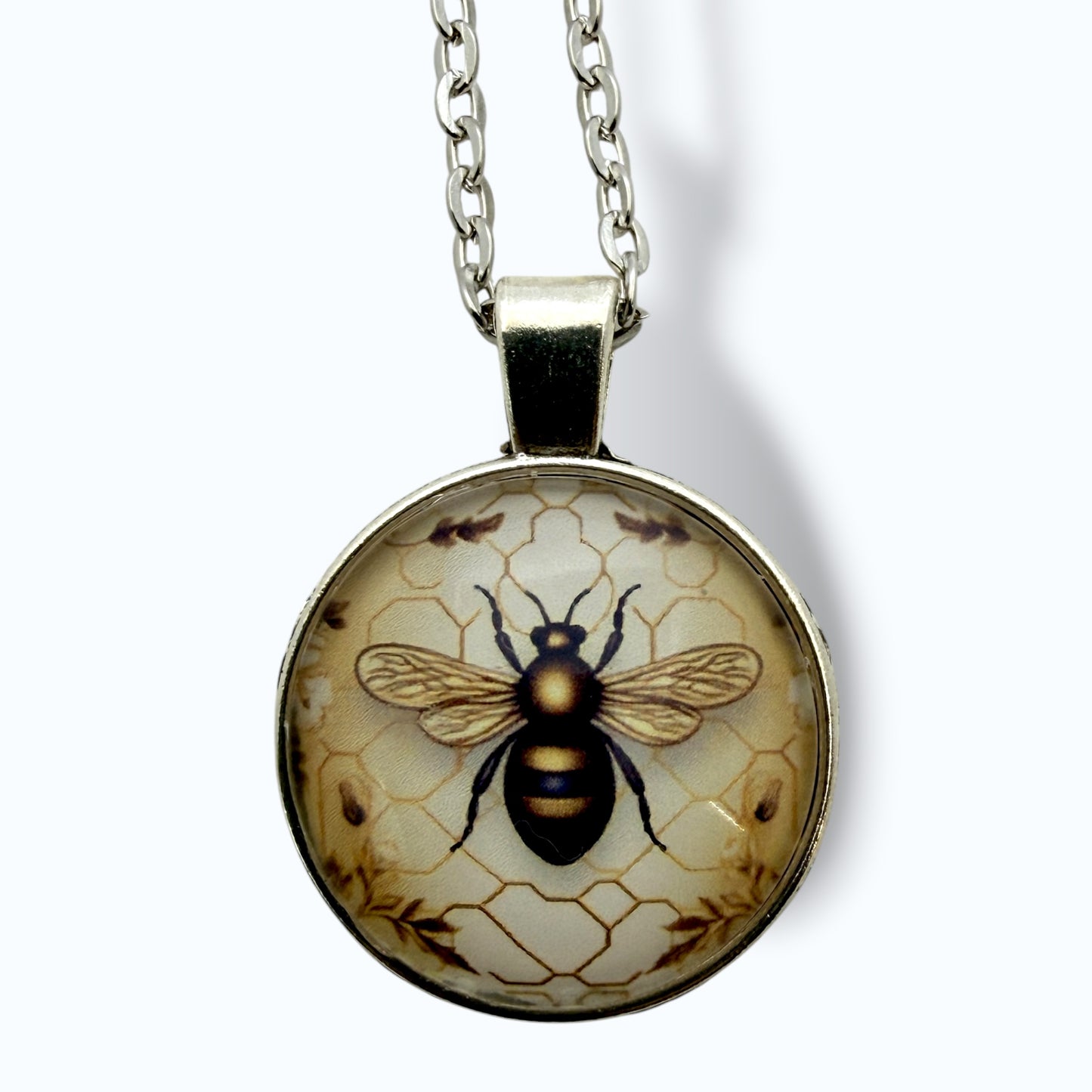Honey Bee Pendant Necklace