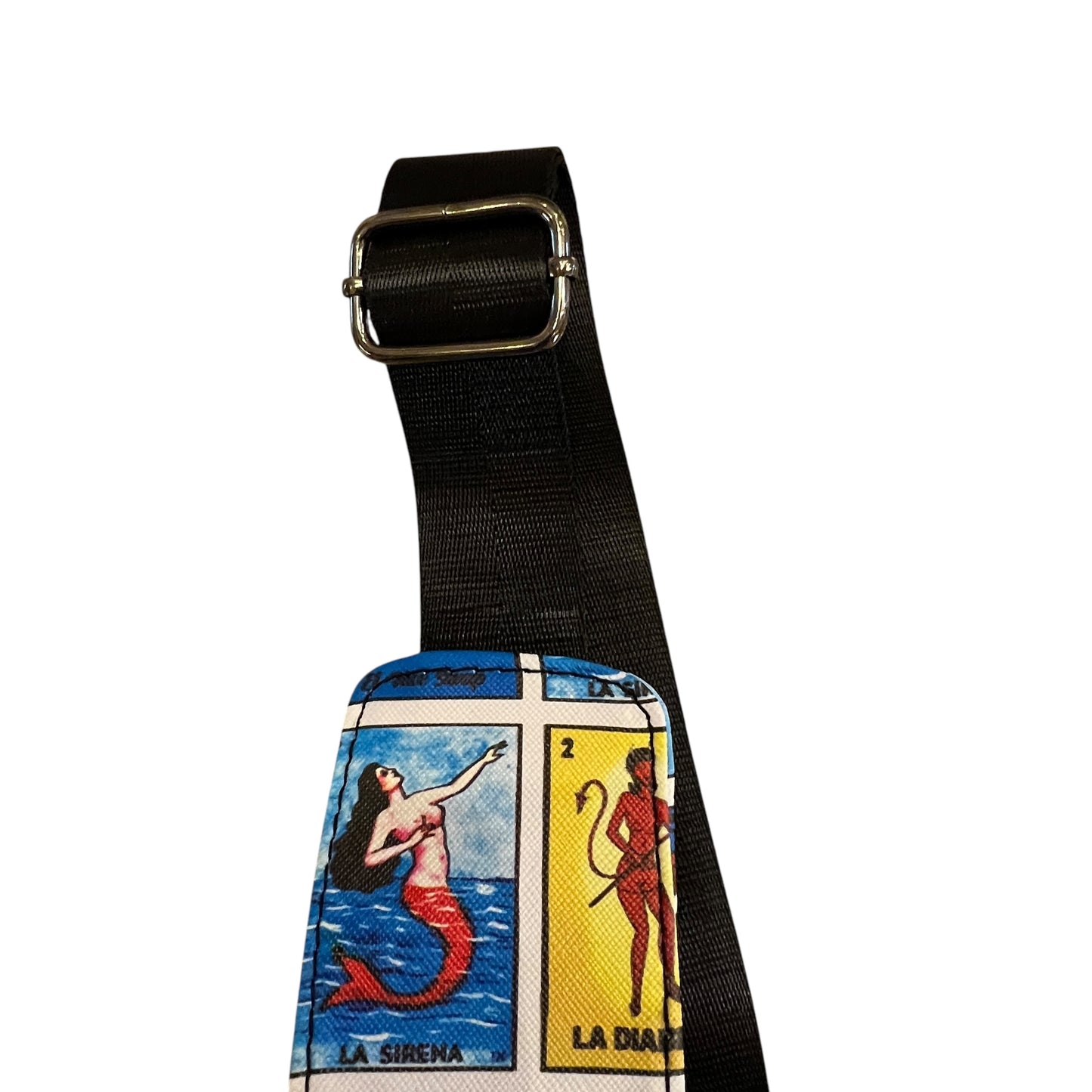 Vibrant Mexican Loteria Sling Bag, Handsfree Travel Everyday Unisex Backpack