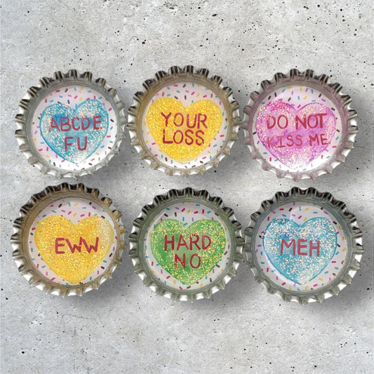 “Anti Valentine”Magnet Set