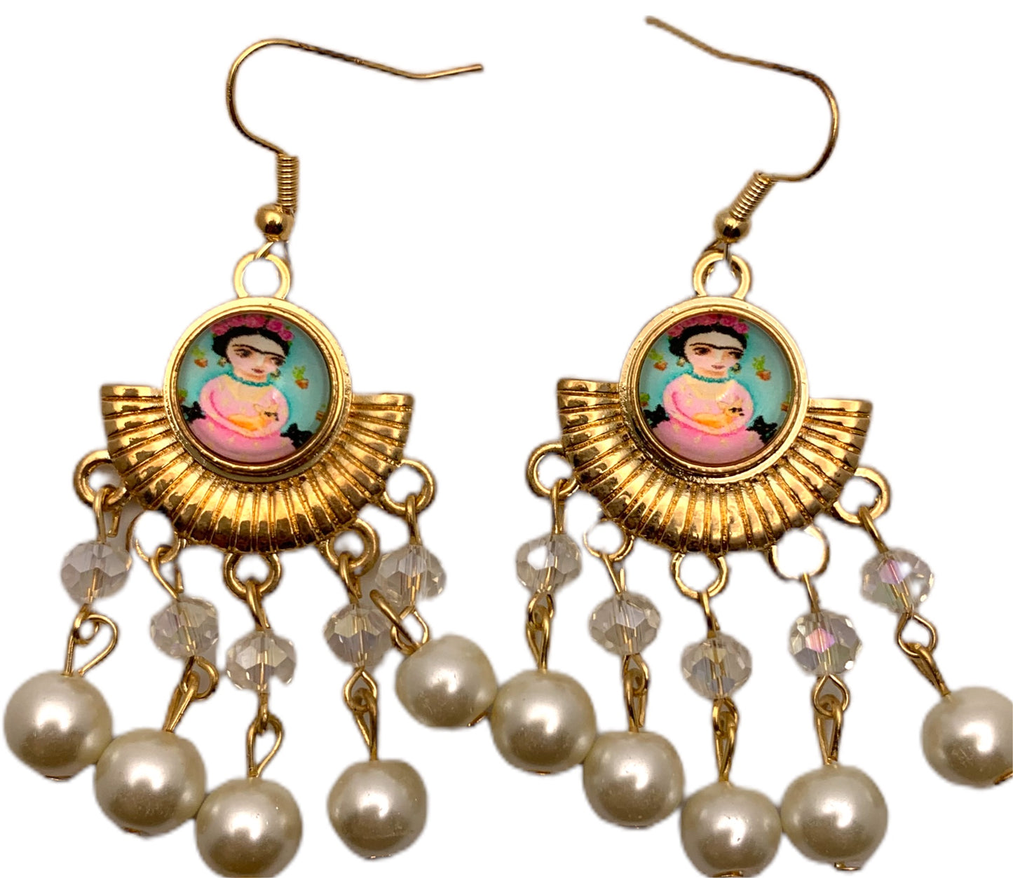 “Frida” Pearl Earrings