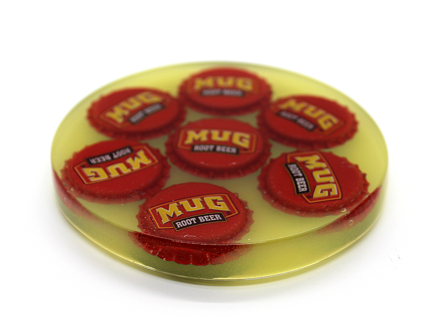 root beer bottle cap coaster