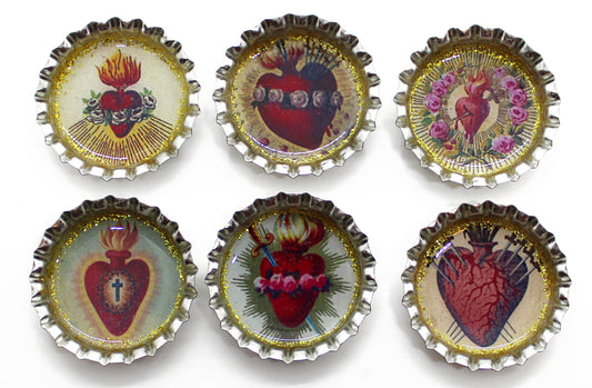 Sacred Hearts Magnet Set