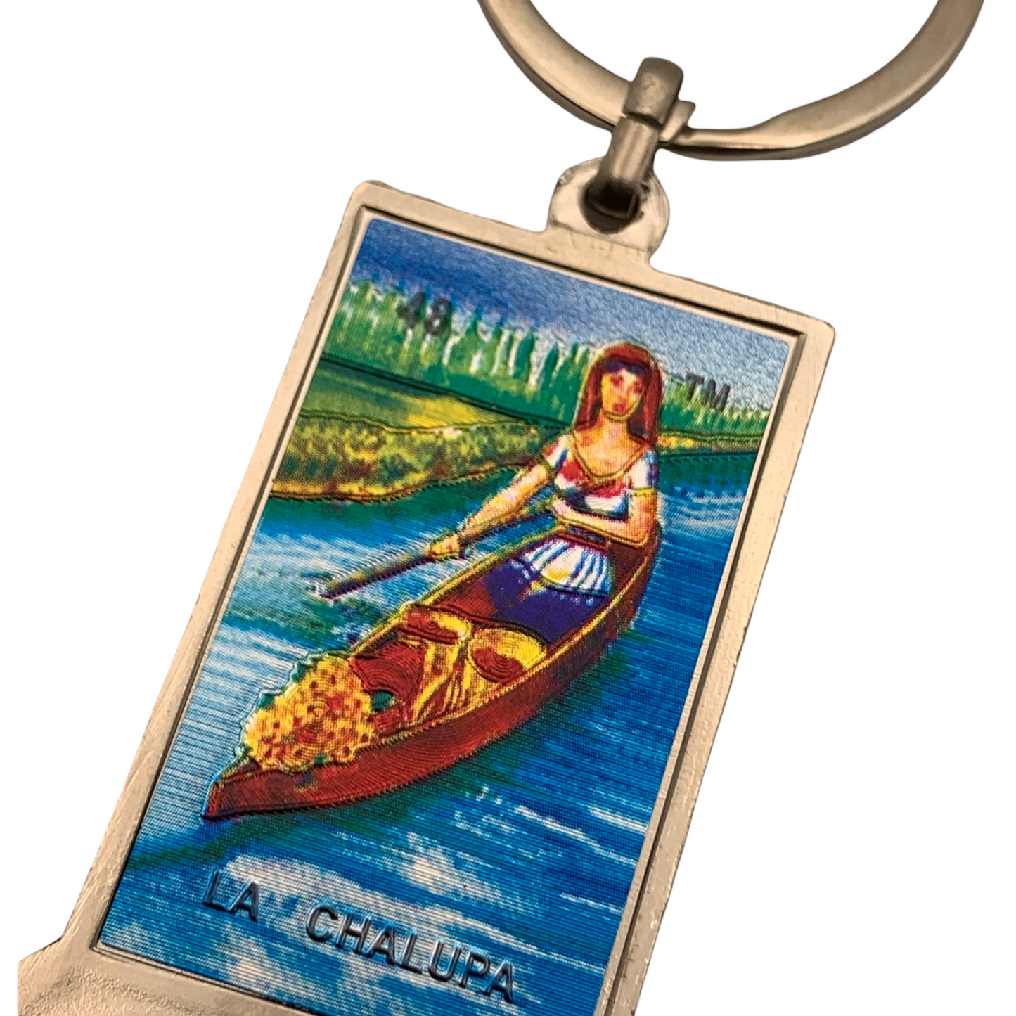 Mexican Loteria “La Chalupa” Keychain Bottle Opener