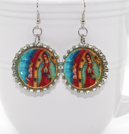 virgen de guadalupe earrings 