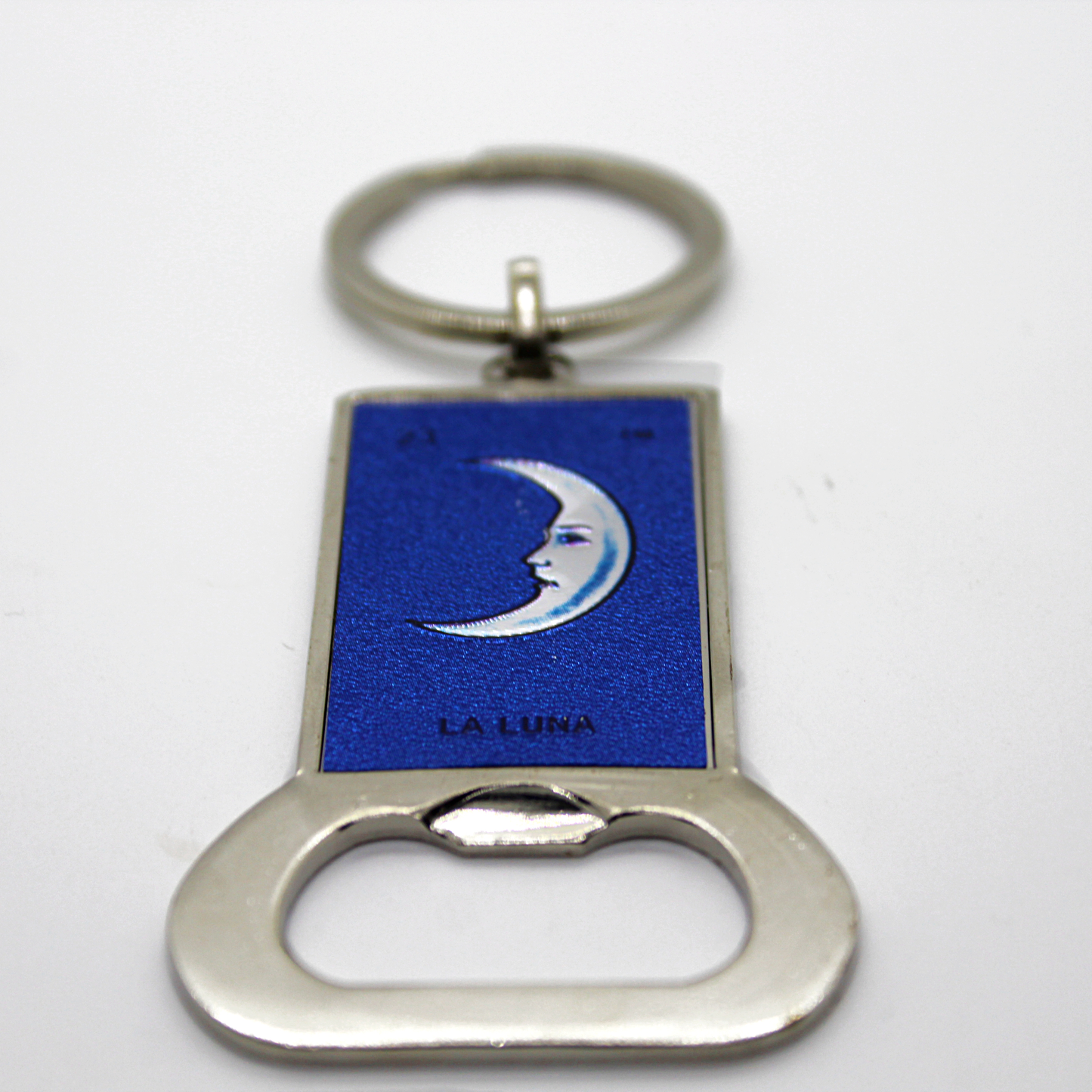 Mexican Loteria “La Luna” Keychain Bottle Opener