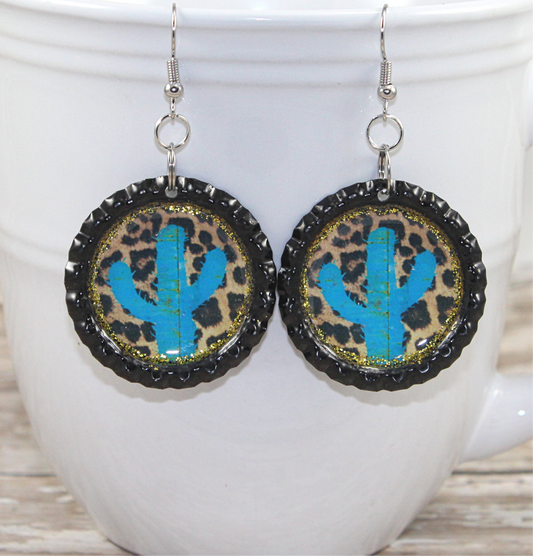 Boho Cactus Earrings