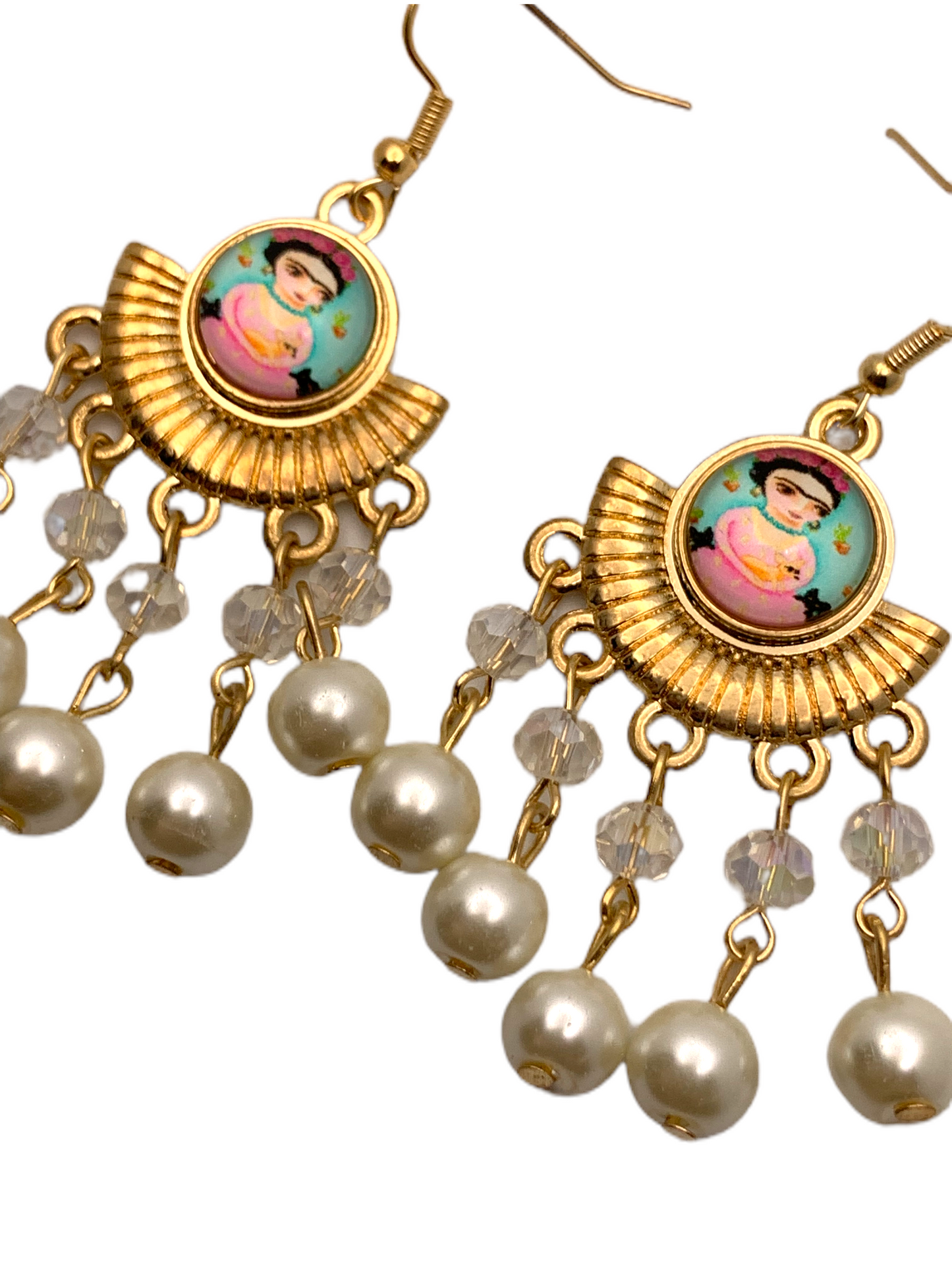 “Frida” Pearl Earrings