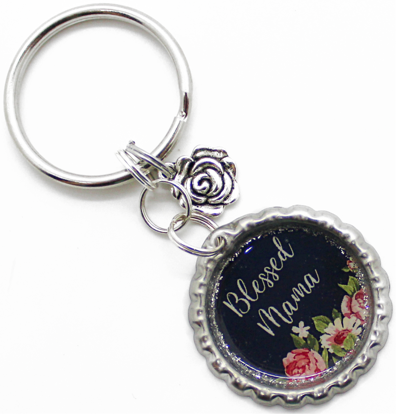 blessed Mama keychain 