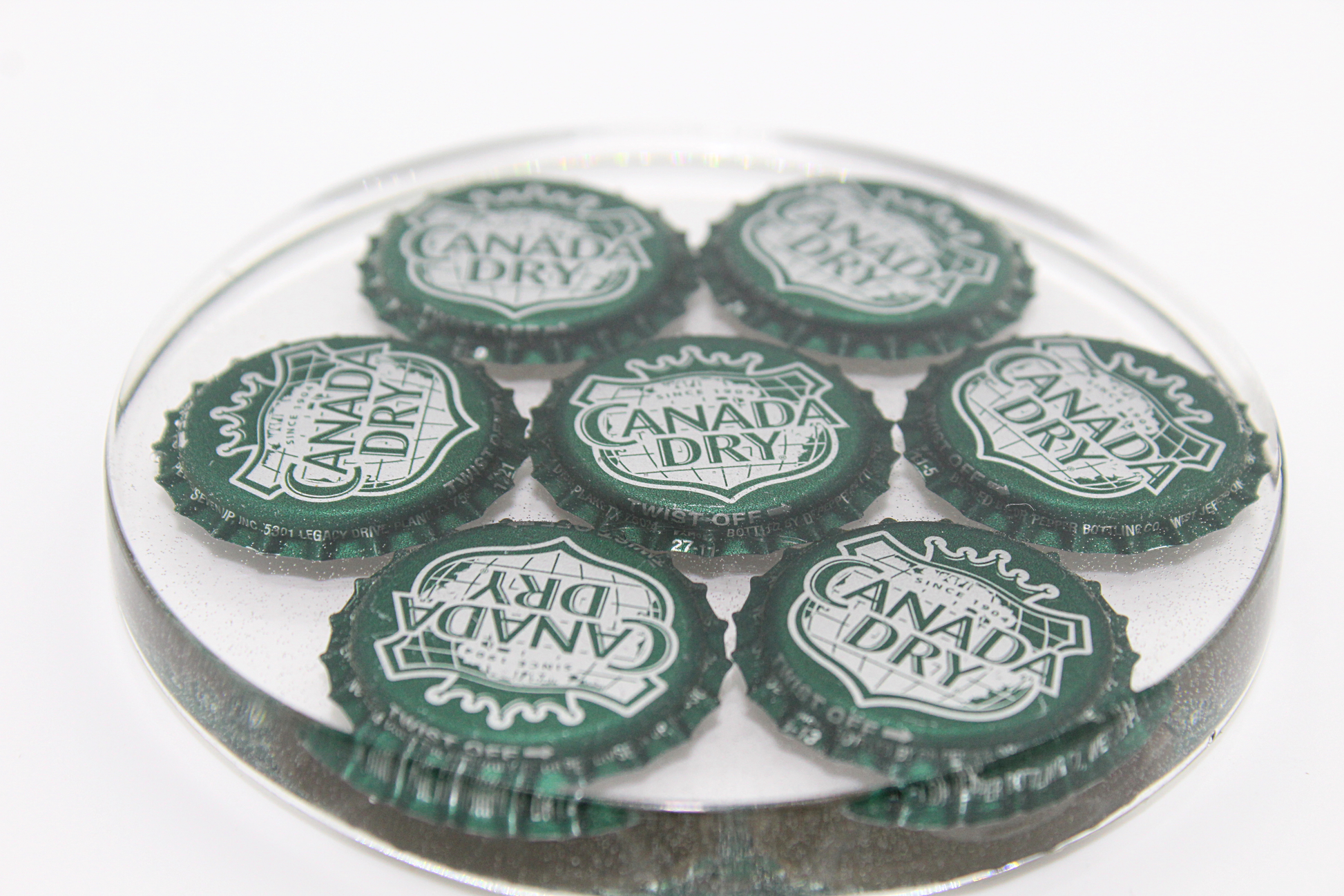 canada dry bottle cap coaster 